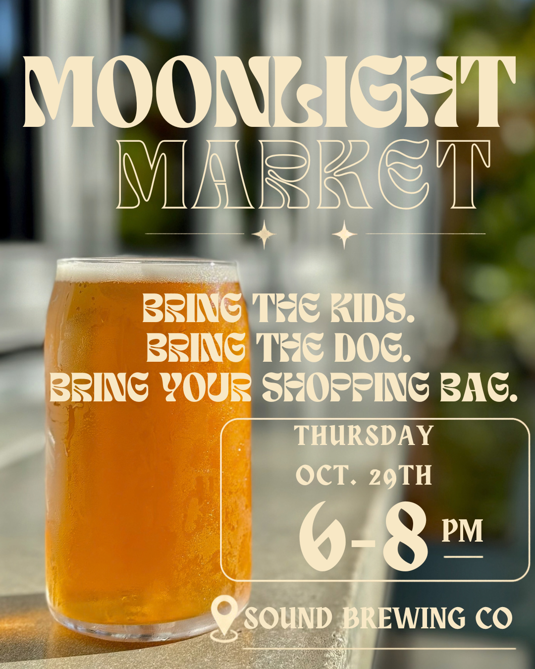 Moonlight Market night Image
